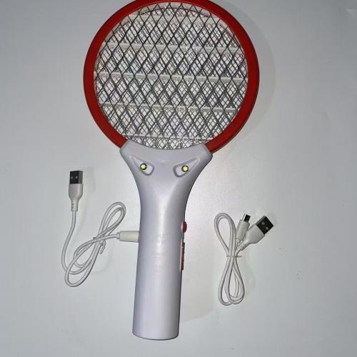 JHD-M02 USB Rechargeable mosquito swatter with 2 LED